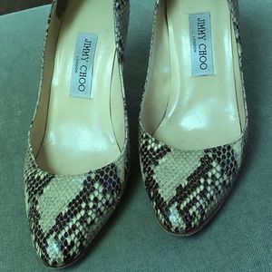 Beautiful Snakeskin Jimmy Choo Pumps
